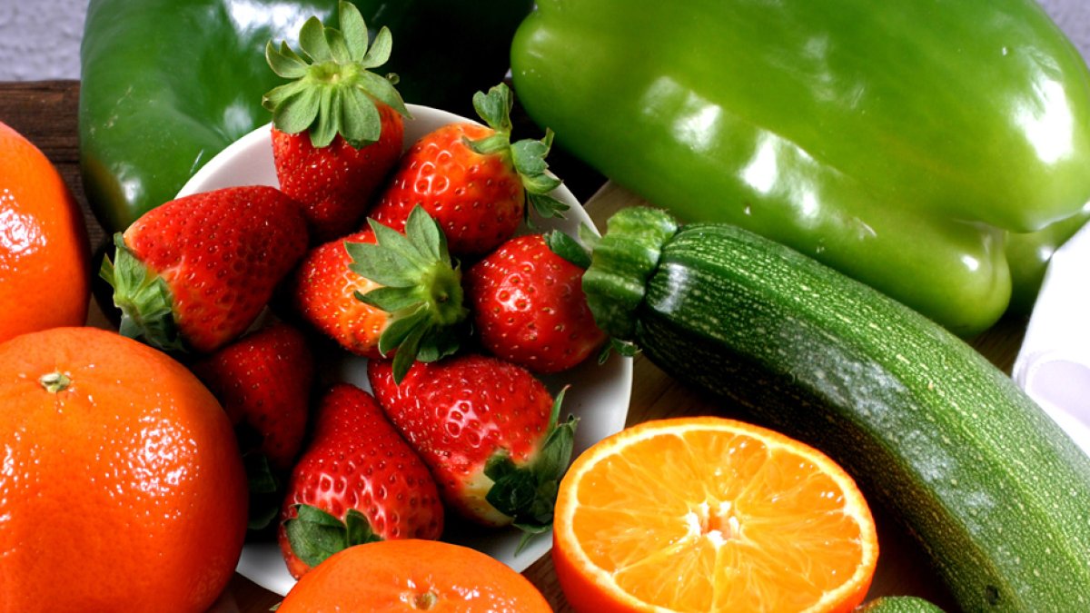 Frutas y hortalizas producidas en Andalucía