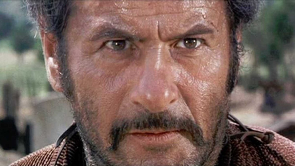 Eli Wallach, en su papel de Tuco para El Bueno, El Feo y El Malo.
