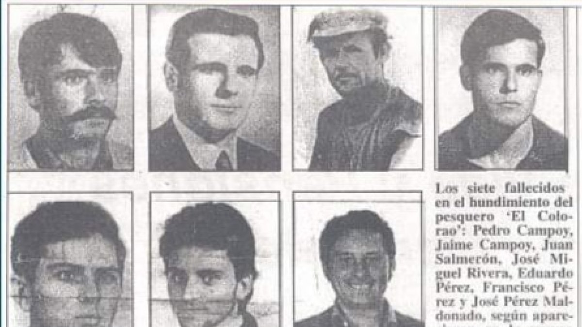 Los siete marineros del pesquero \