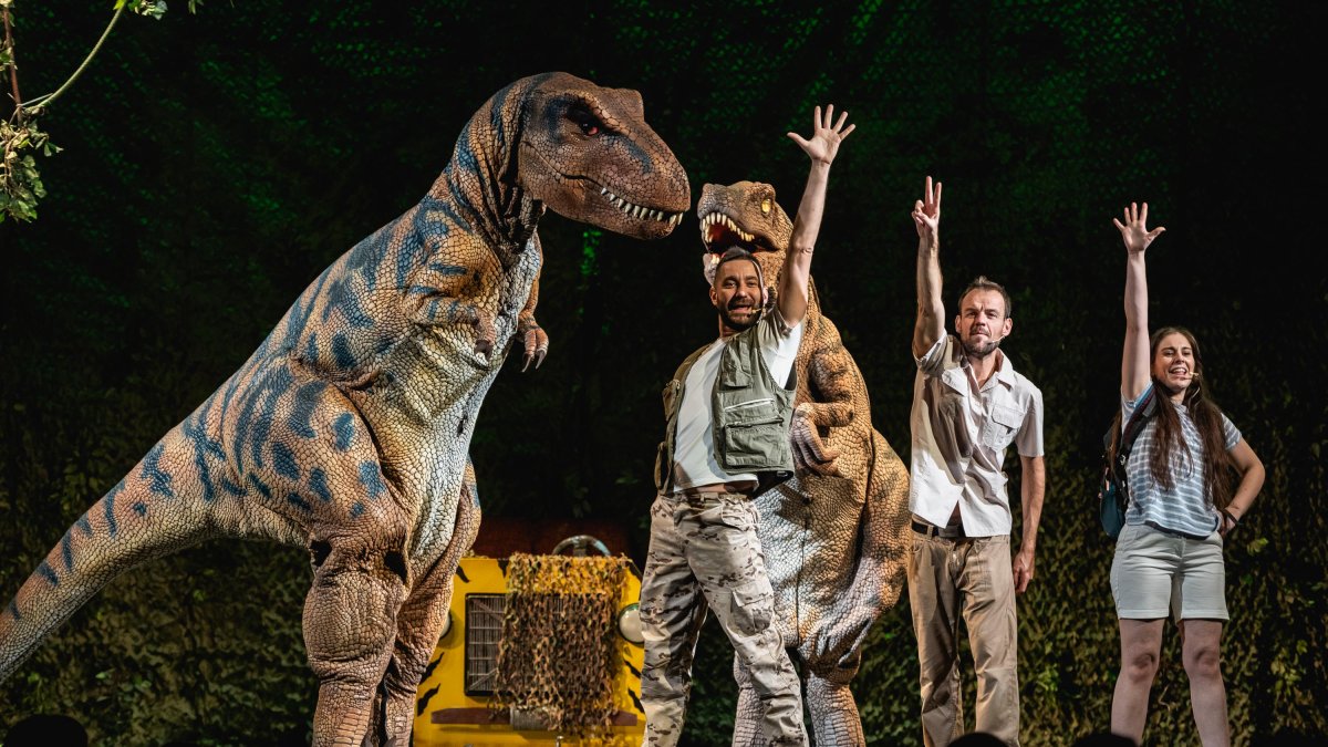 ‘Perdidos entre dinosaurios’, el espectáculo.