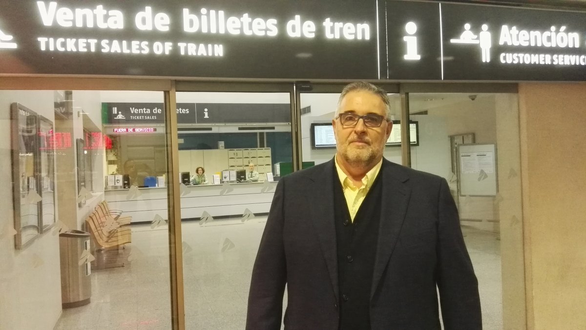 José Carlos Tejada, en la Intermodal.