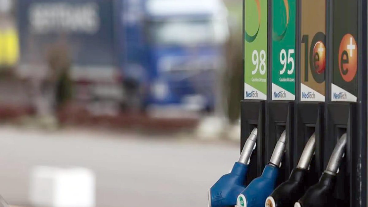 Precios de una gasolinera.