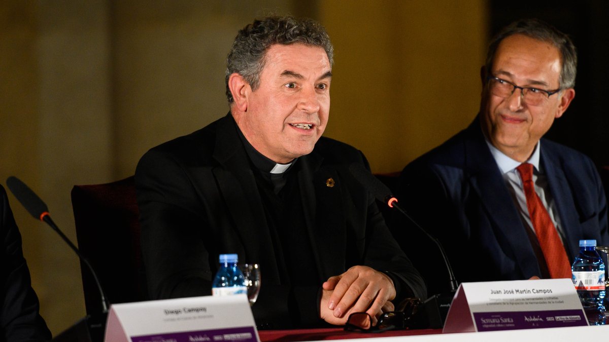 Juan Martín Campos en una intervención.