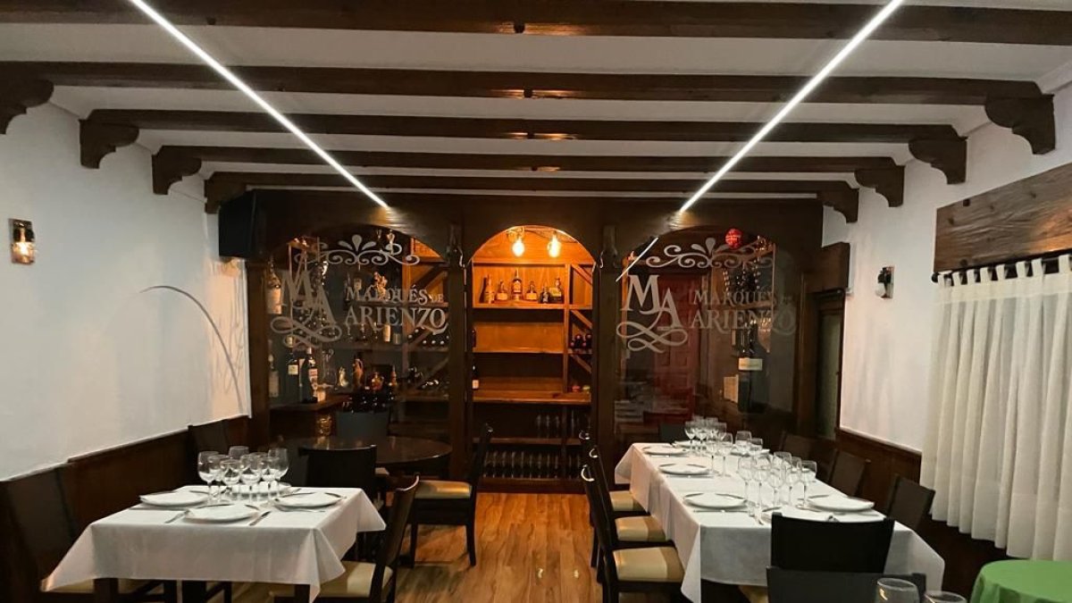 El interior del restaurante.