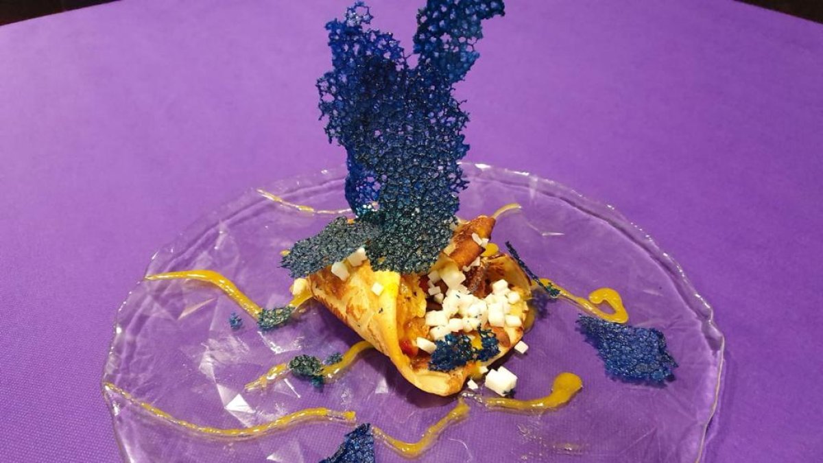 Uno de los platos de su cocina.