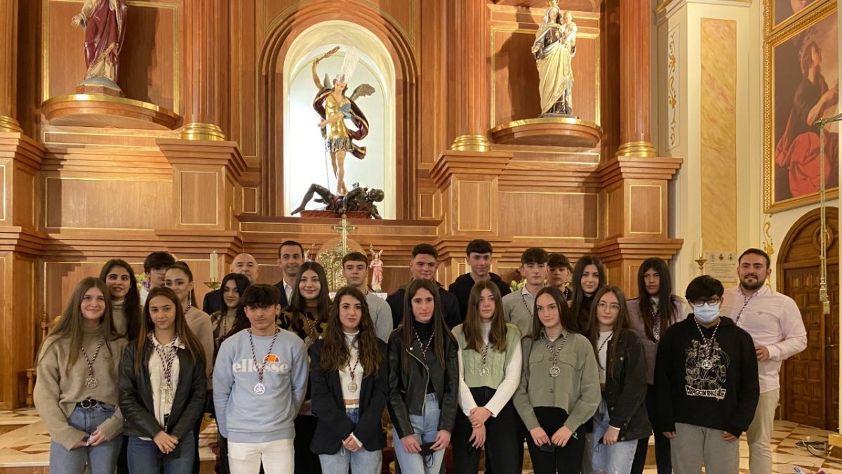 Nuevos costaleros del Cautivo del Paso Morao de Pulpí.