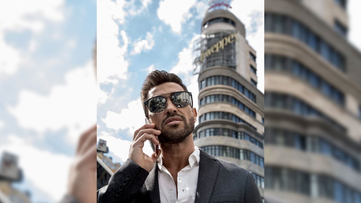 David Rodríguez Ventura en la Gran Vía de Madrid, en una de sus fotos con más ‘me gusta’ en Instagram.