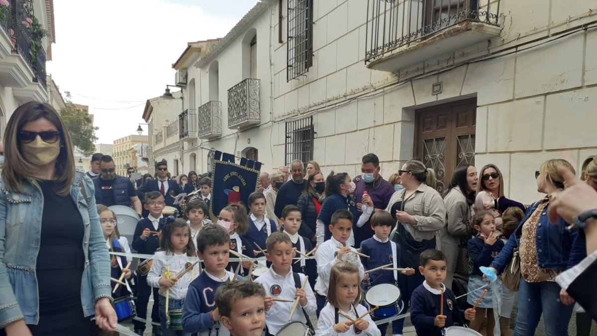 Imagen de la procesión de los pequeños (FOTOS: G. Ruiz)