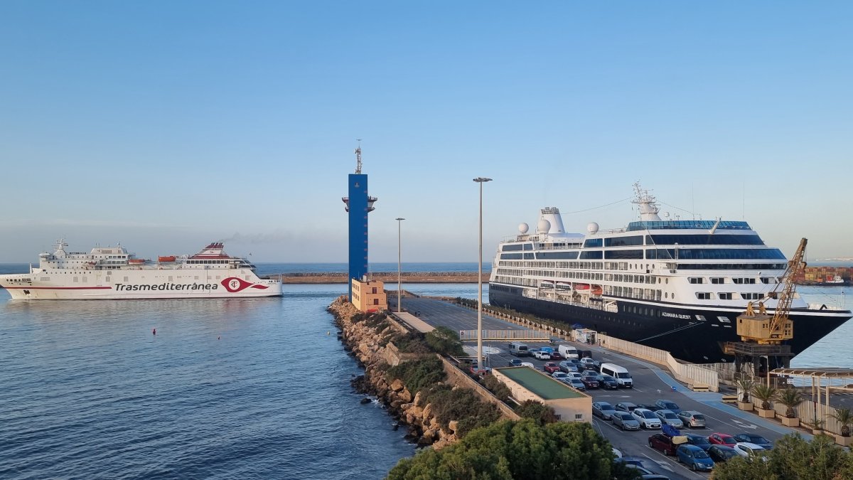 El crucero llegará a Almería el martes.