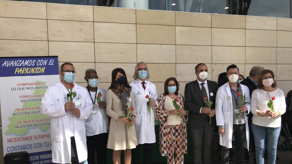 Celebración del Día Mundial del Parkinson en el Hospital Universitario Torrecárdenas.