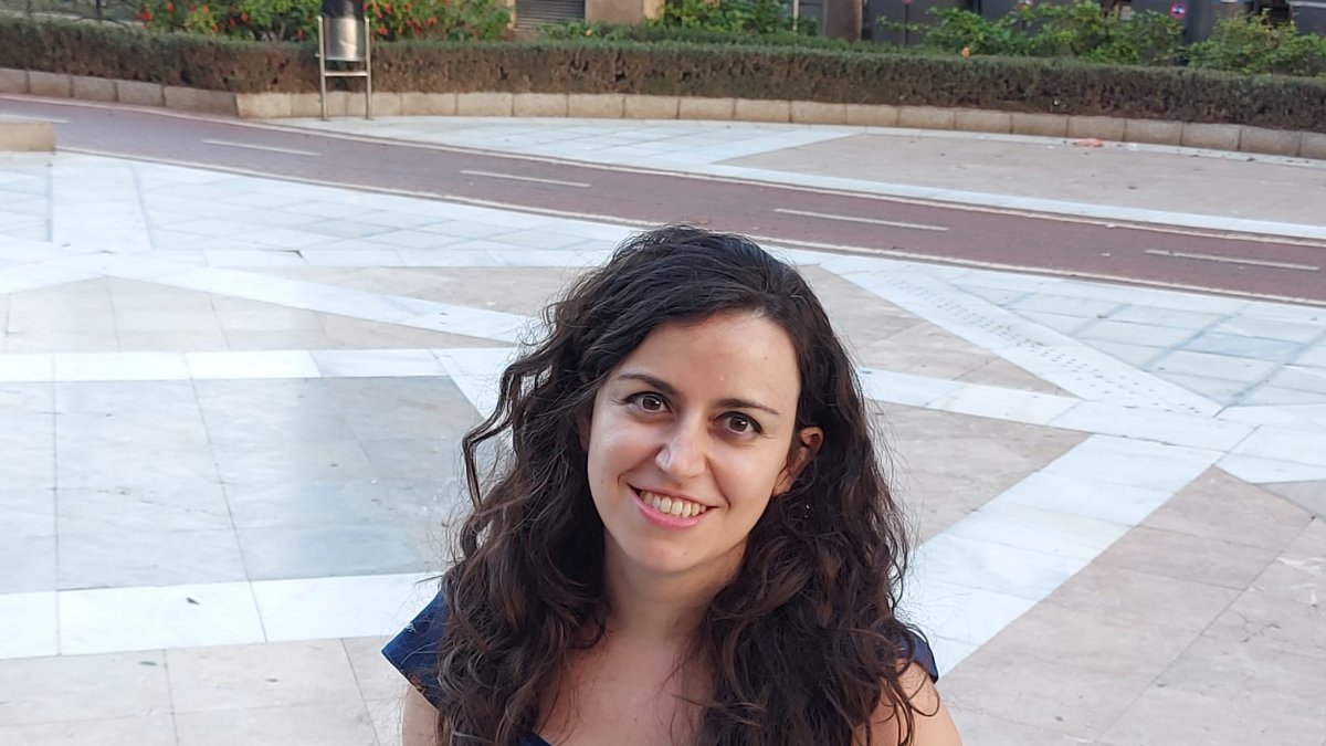 Azucena Martín Sevilla, la pasada semana en Almería. “Debemos explicar la ciencia de forma clara y sencilla, pero sin olvidarnos del rigor cie