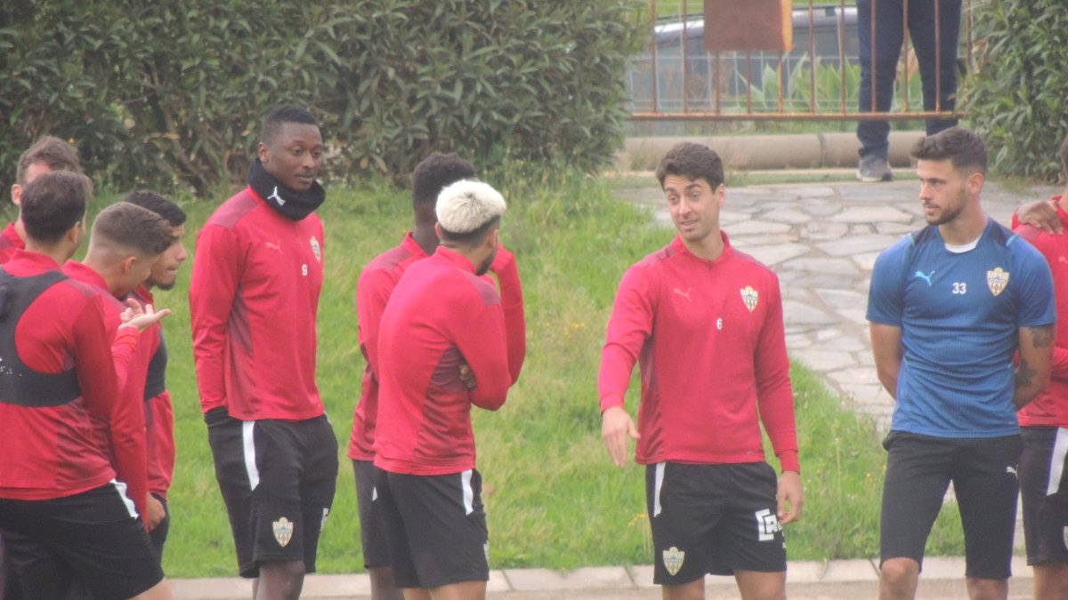 Bromas antes del entrenamiento.