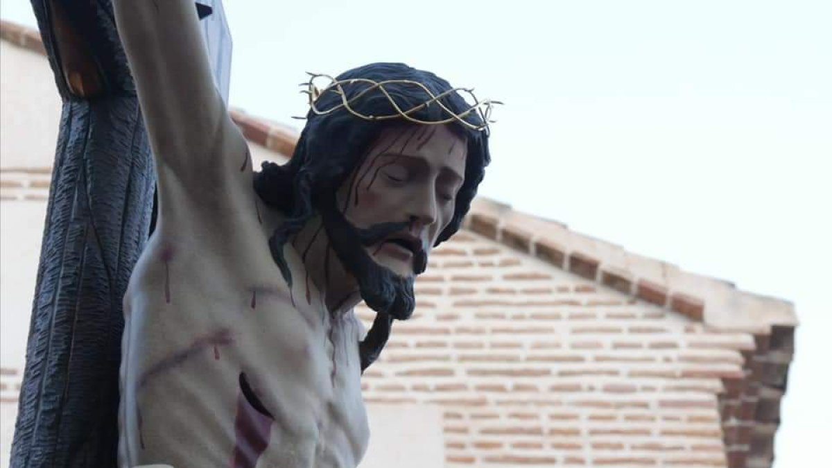 Rostro del Cristo de la Expiración de Adra.