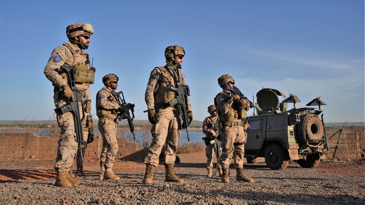 ´Legionarios desplegados en Koulikoro (Mali) en enero de 2020