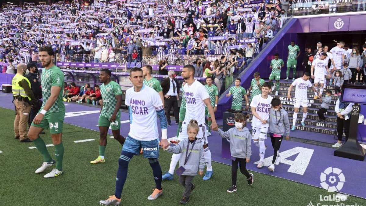 Salida al campo del Valladolid y del Almería.