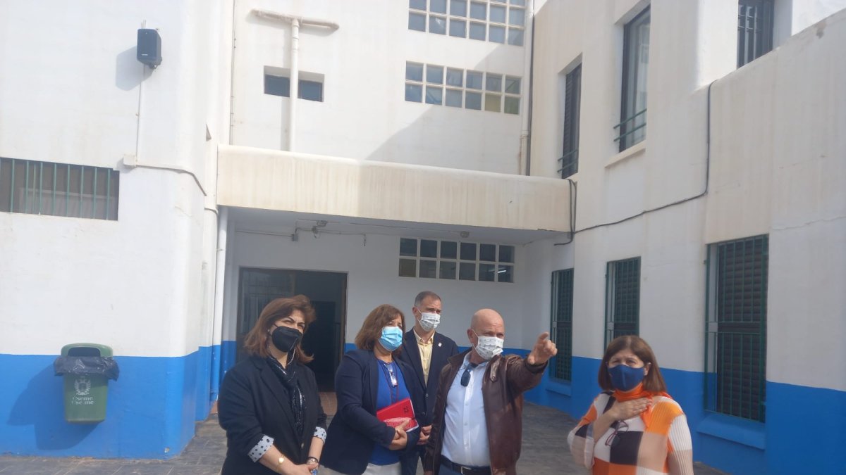 Visita al Colegio de Educación Infantil y Primaria (CEIP) Bartolomé Flores de Mojácar.