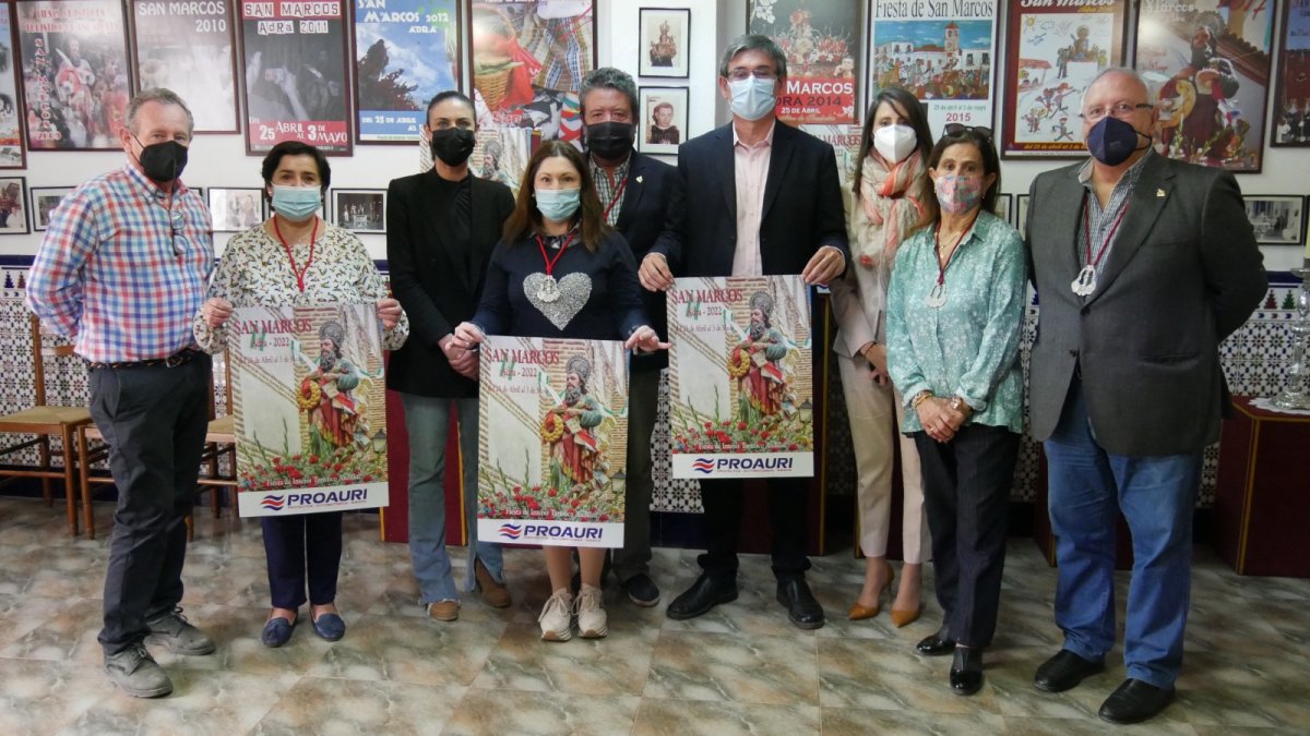 Presentación de las fiestas de San Marcos 2022 en Adra.
