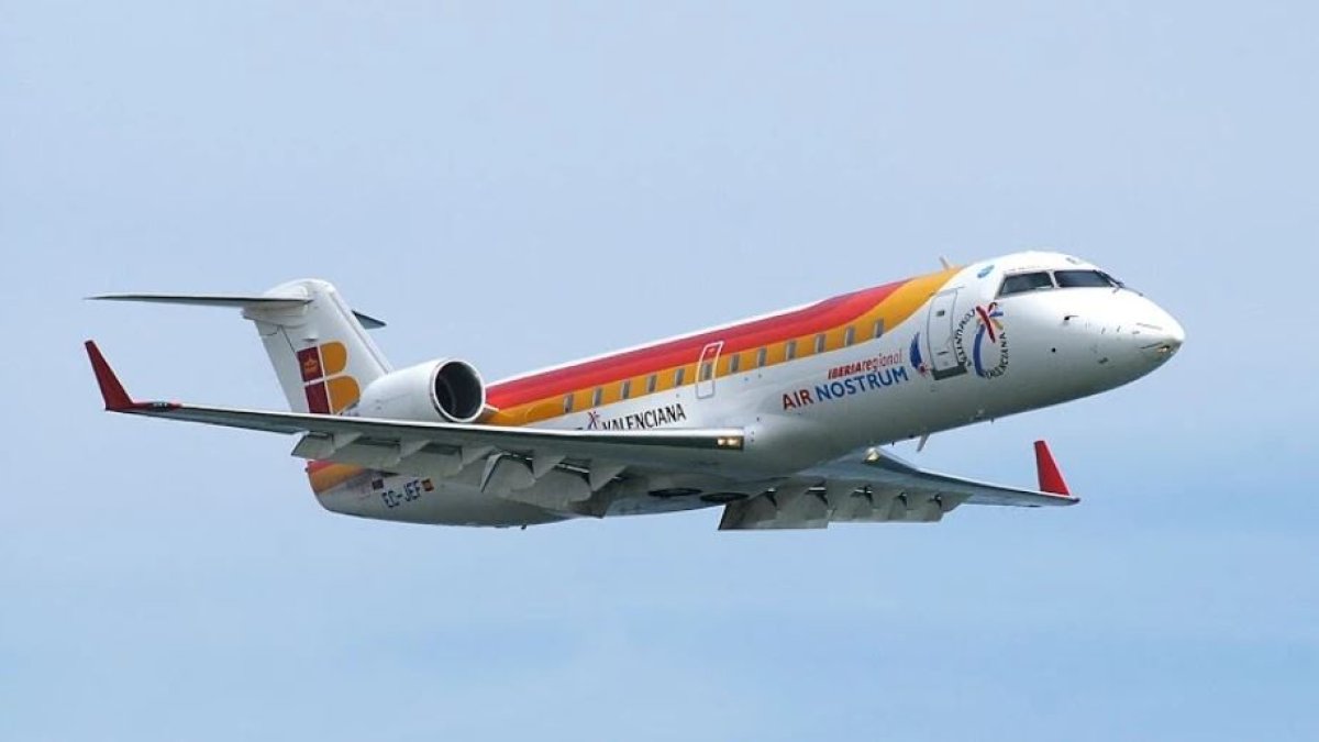 Un avión de Air Nostrum.
