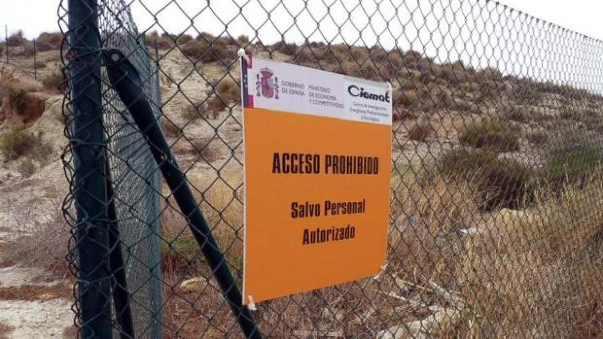 Zona delimitada en Palomares, Cuevas del Almanzora.