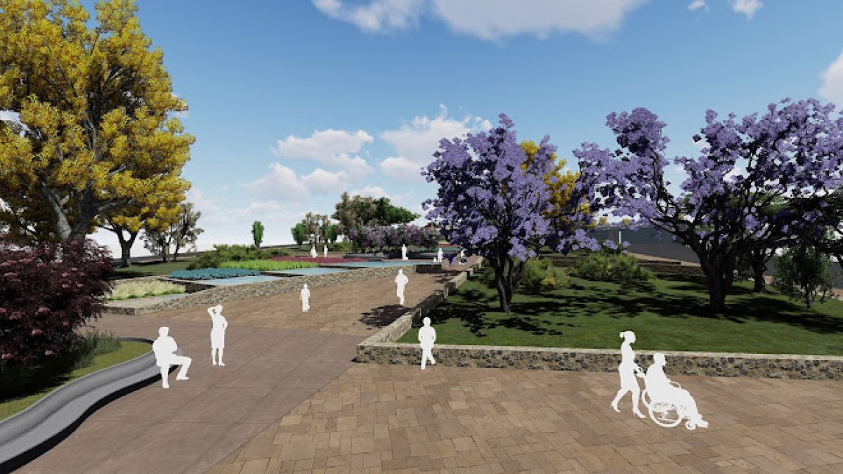 Imagen del proyecto de adecuación de la Rambla de San Antonio.