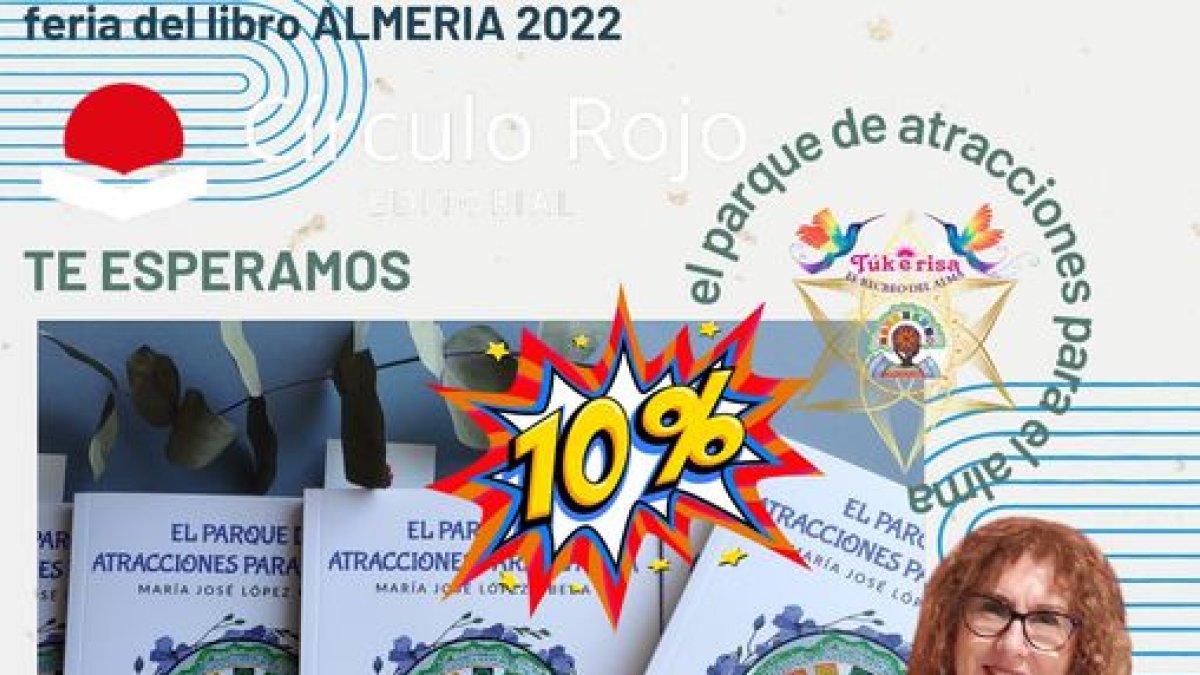 La almeriense María José López Úbeda estará en la feria del libro.