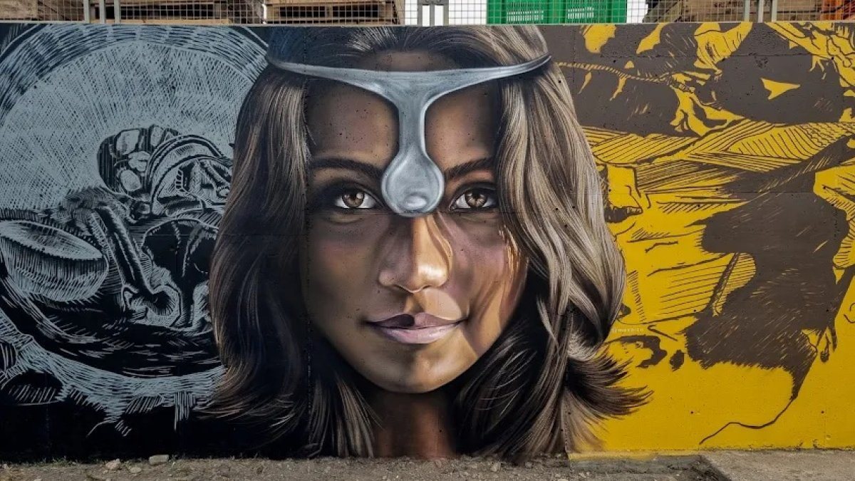 Mural representativo de El Argar.