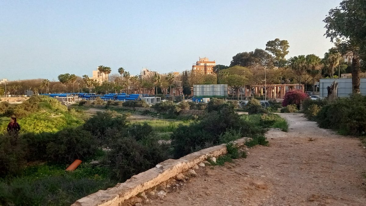 Los espléndidos terrenos de La Molineta junto a La Rambla de Almería.
