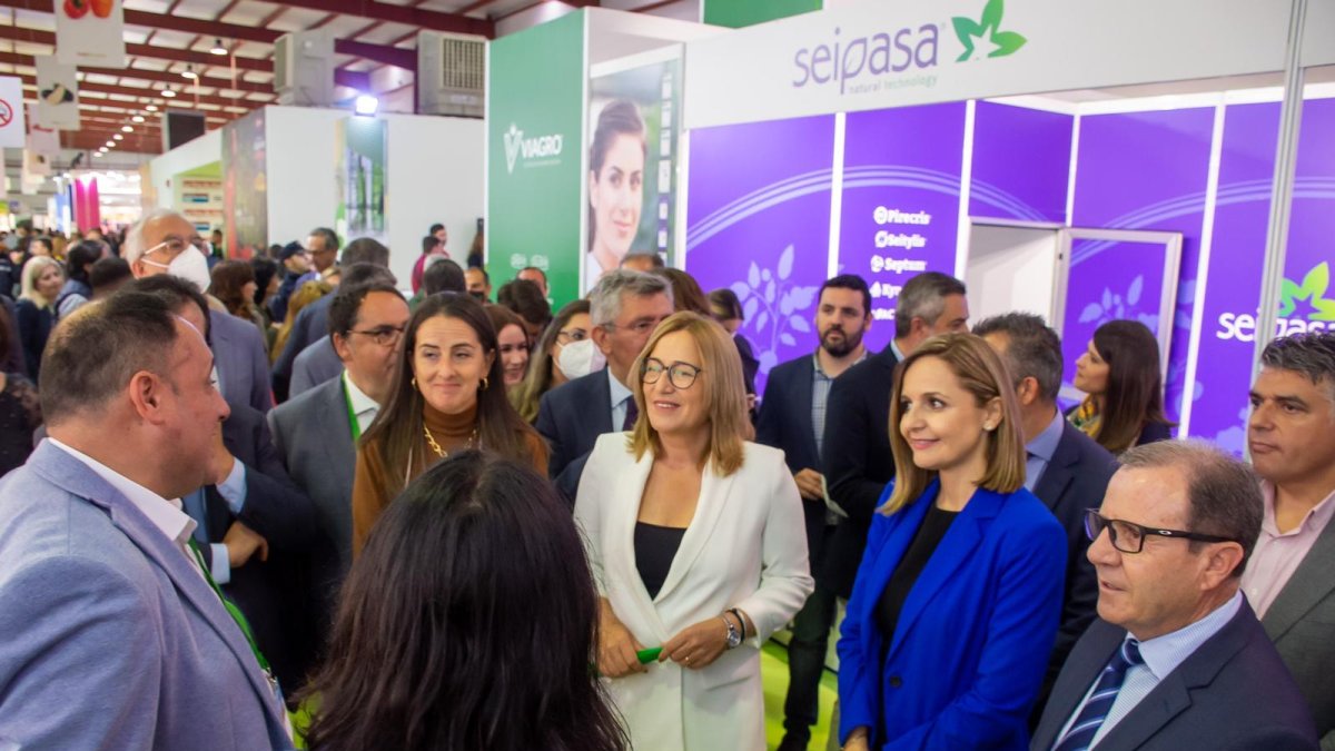 Un momento en la inauguración de Expolevante.