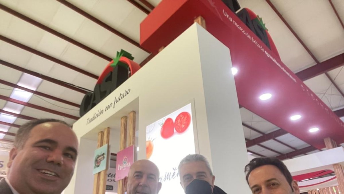 Rafael Pasamontes, Junta Andalucía;  Antonio Bretones, CASI; Juan Fernández y Ricardo Céspedes de La Voz y Cadena Ser