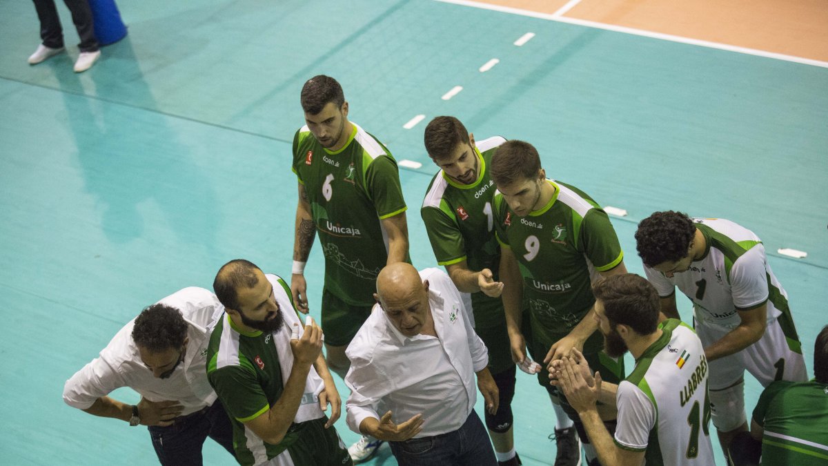 El Unicaja de Piero y Berenguel en la final de la Superliga de 2016.