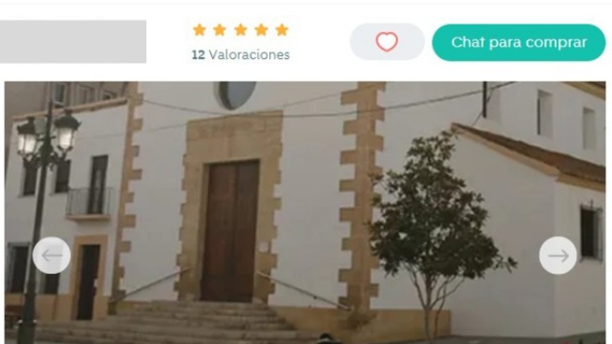 El anuncio que asegura que la puerta se encuentra en \