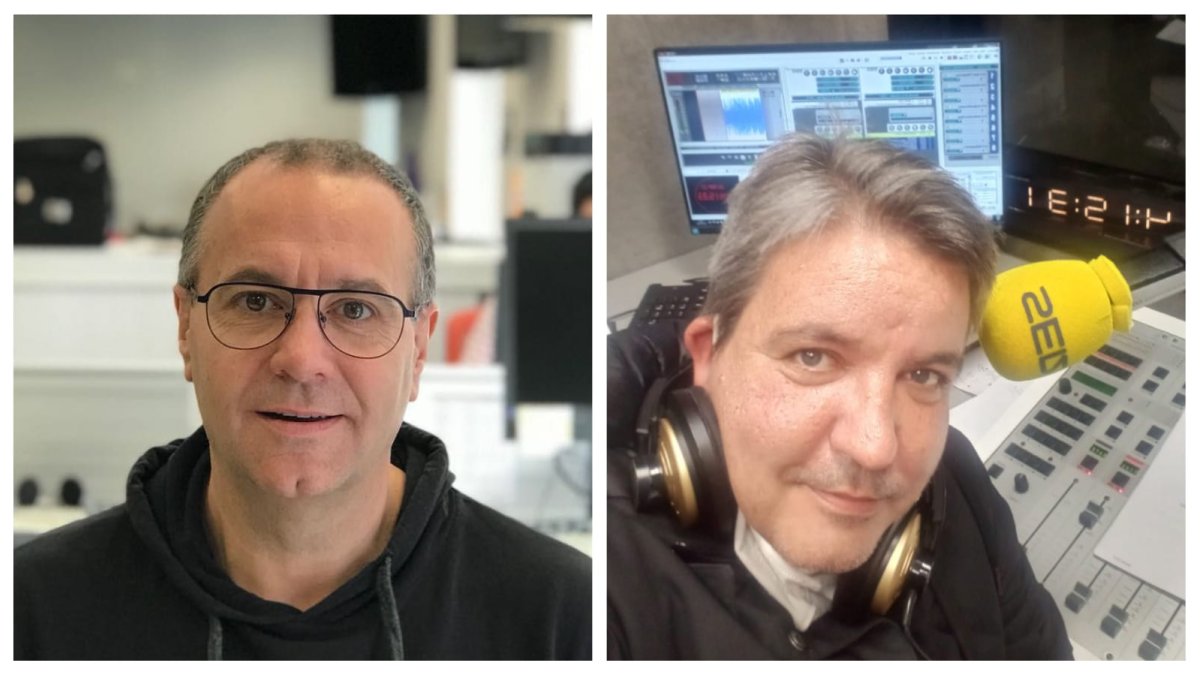 José Luis Rojí (SER Valladolid) y Borja Rodríguez (SER Eibar).