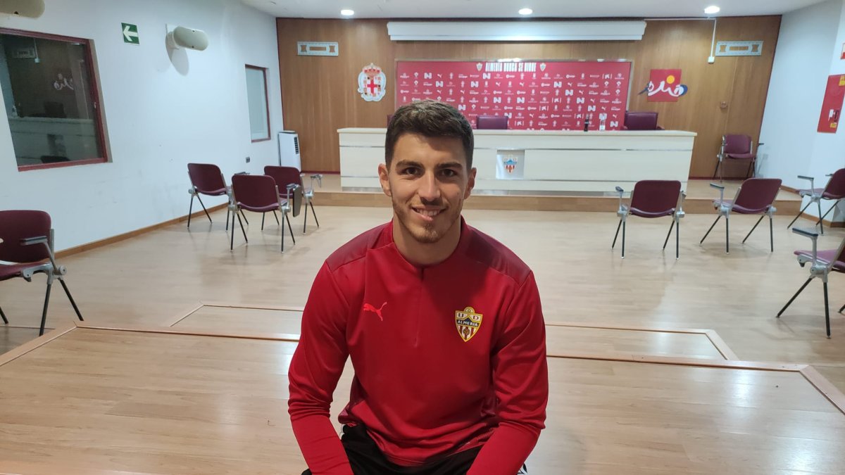 Babic en la antigua sala de prensa del Mediterráneo.