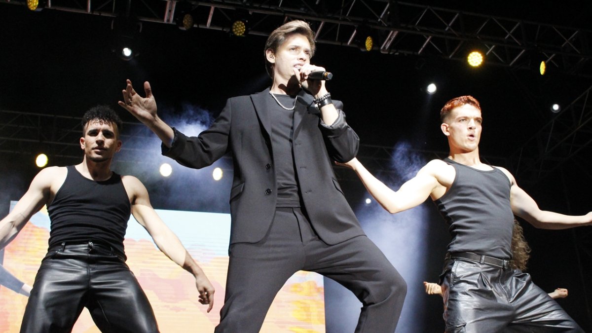 Concierto de Carlos Baute en Huércal de Almería.