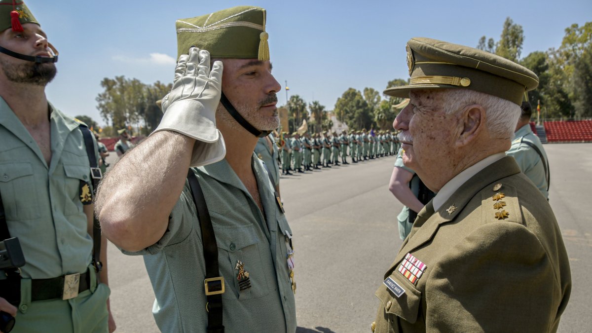 El teniente coronel Sánchez Prendes y el coronel Sánchez Marín