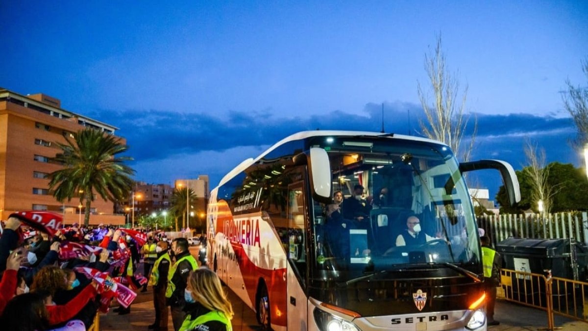 La afición recibirá el próximo sábado al Almería.