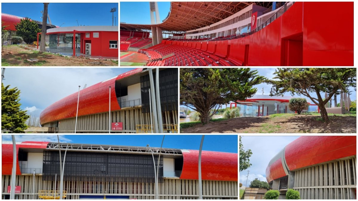 El color rojo y blanco se impone en el remodelado Mediterráneo.