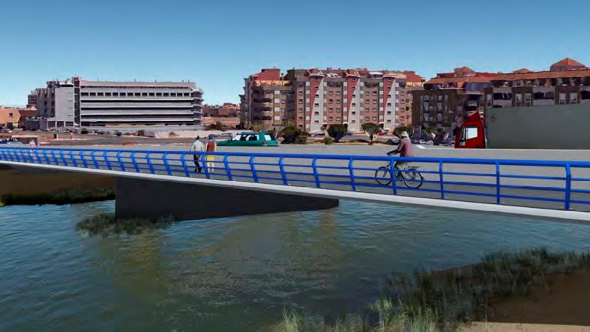 Las actuaciones contemplan una zona peatonal y la ejecución de un puente sobre la Rambla El Vínculo.