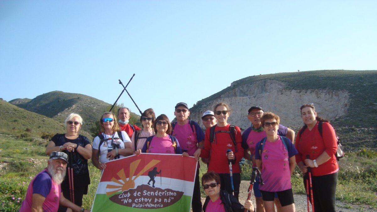 El Club de Senderismo de Pulpí en Málaga.