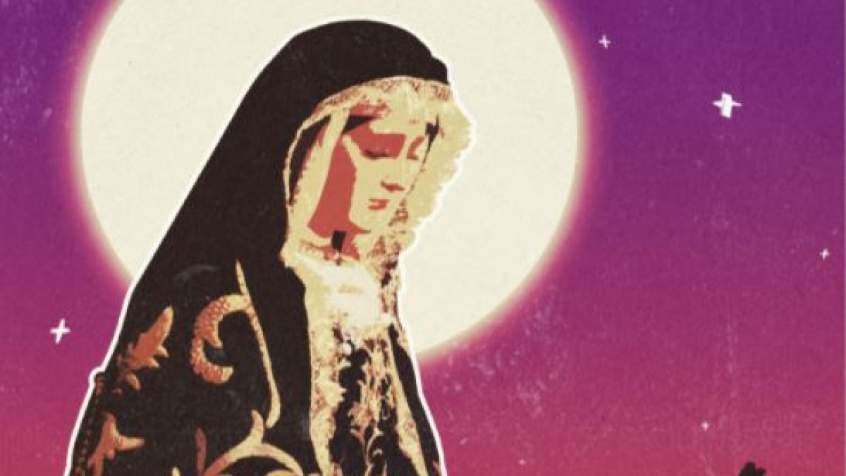 Fragmento del cartel anunciador de la procesión extraordinaria del Consuelo.