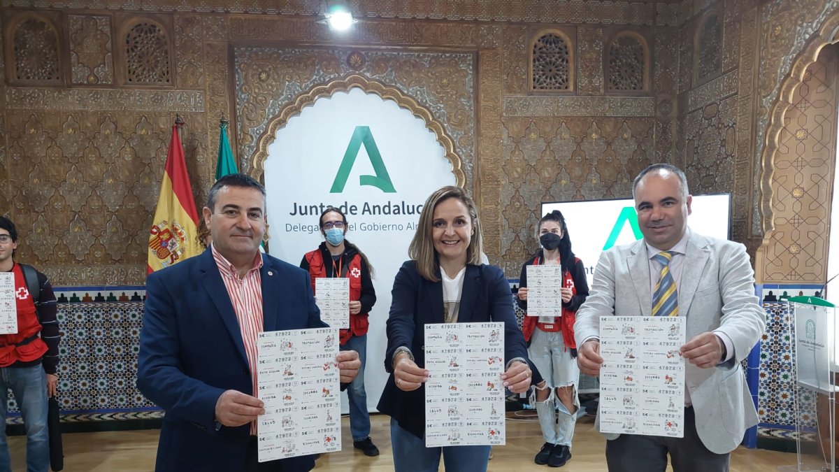 El sorteo se ha presentado en la sede de la Delegación del Gobierno andaluz.