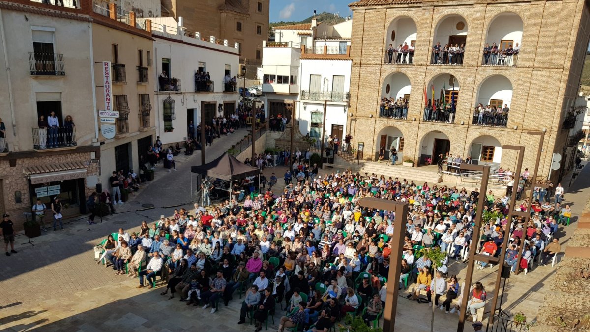 Grabación final del programa Volando Voy con Jesús Calleja en Laujar de Andarax.