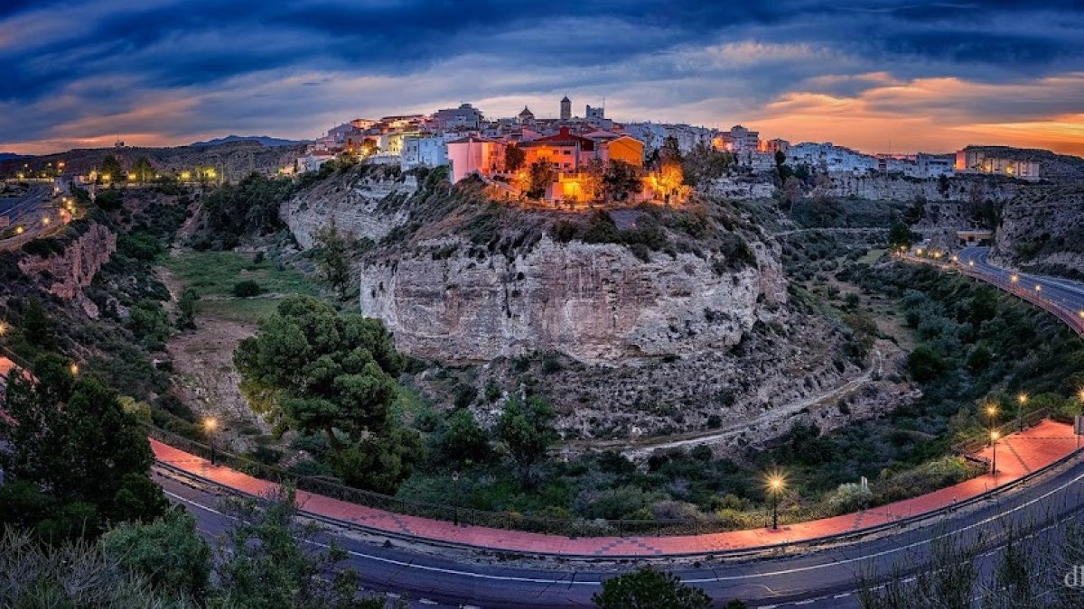 El municipio de Sorbas, en la provincia de Almería.
