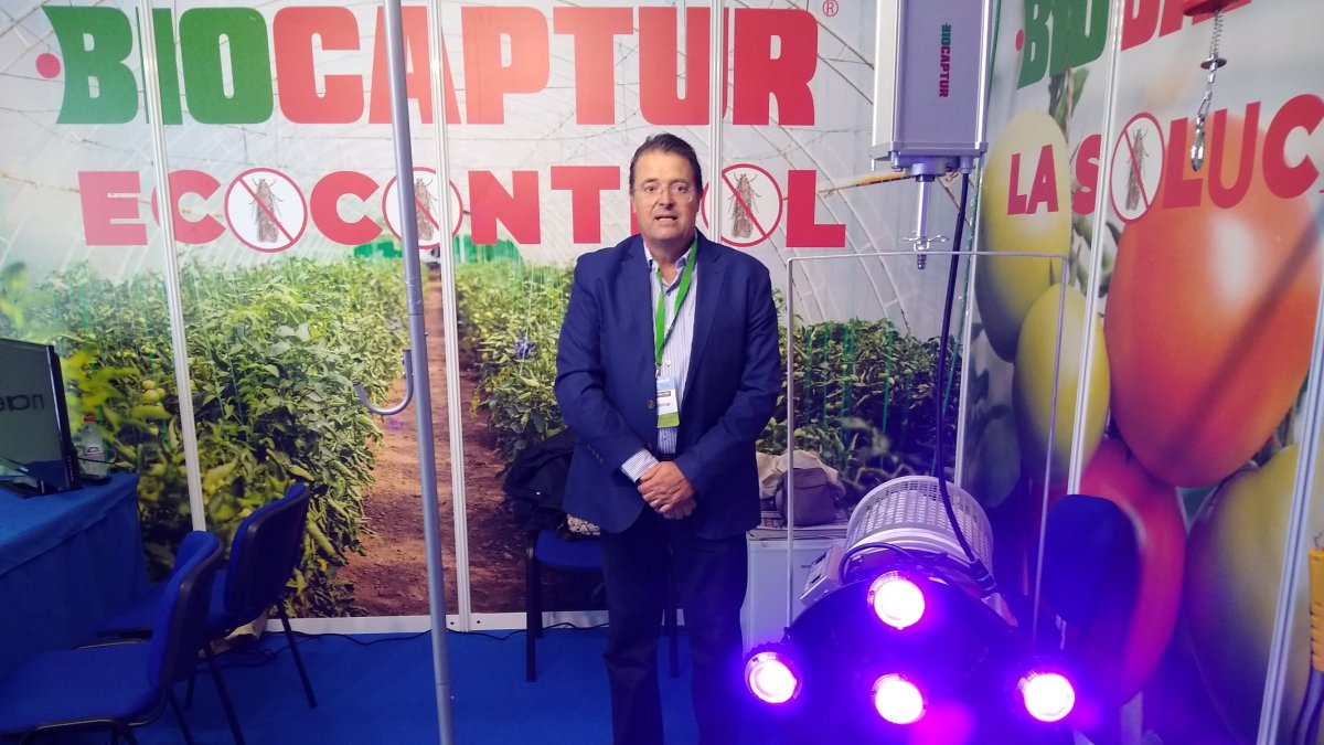 Antonio Tortosa con Biocaptur en Expolevante