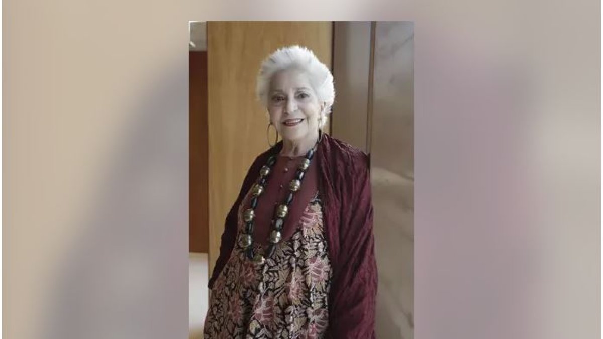 Teresa Berganza, mezzosoprano española, en la sede de la Fundación Albéniz.