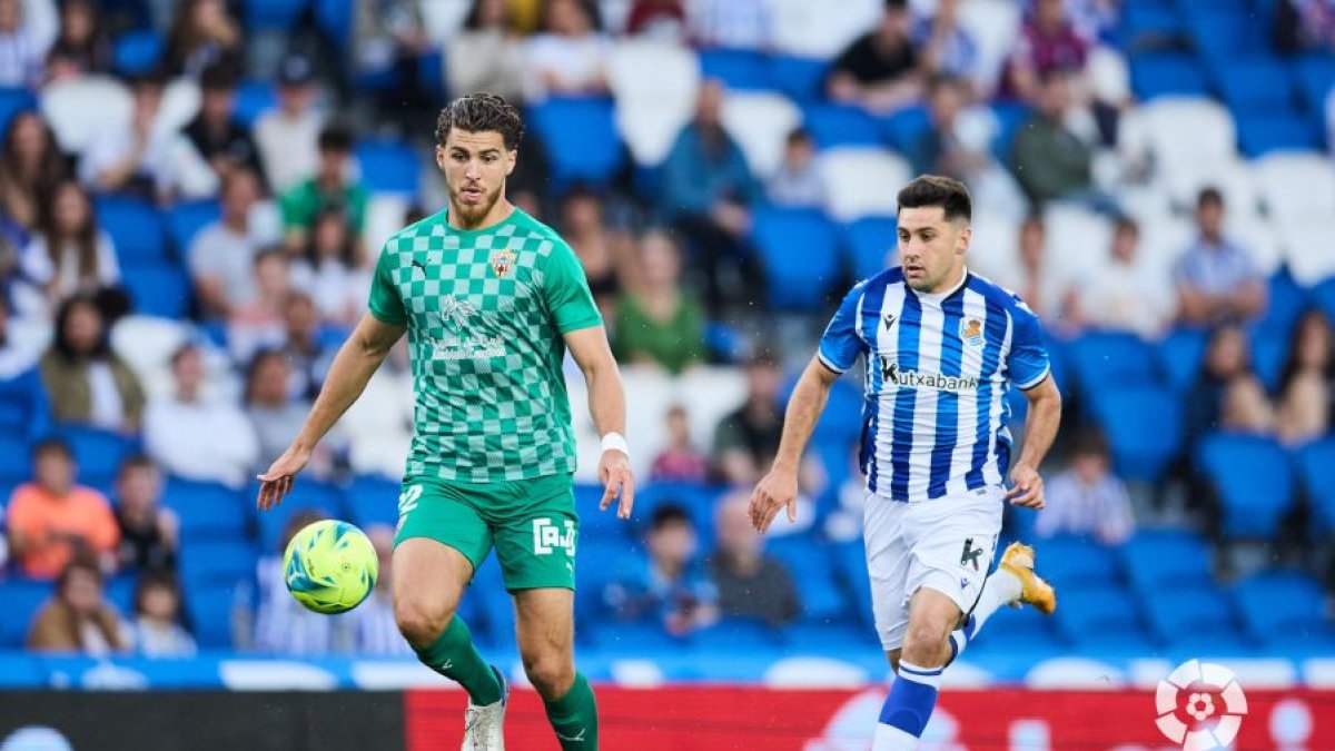 Babic en una jugada del partido.
