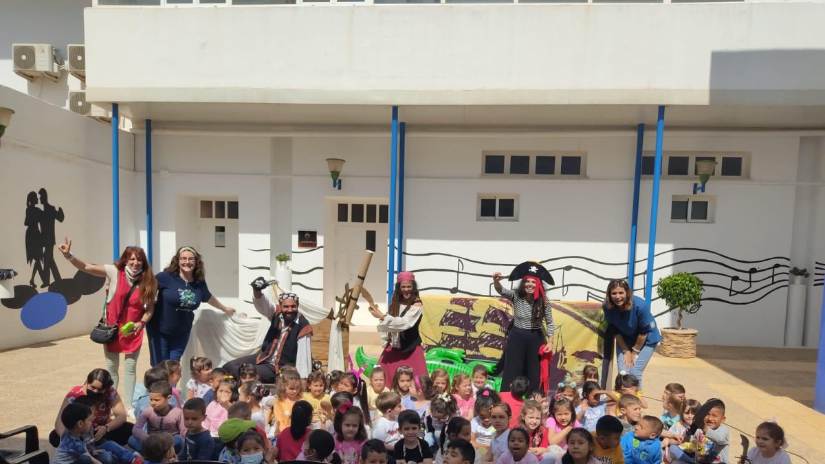 Los alumnos de Infantil del CEIP Emilio Zurano de Pulpí.