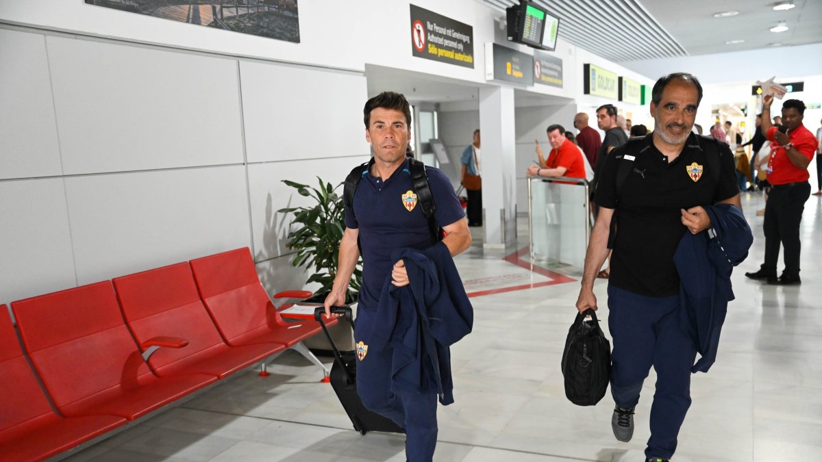 Rubi nada más llegar de San Sebastián el pasado sábado.