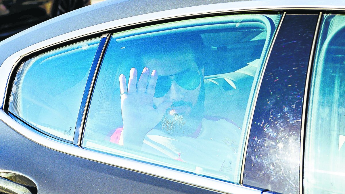 Turki en su visita a Almería este mes de mayo.