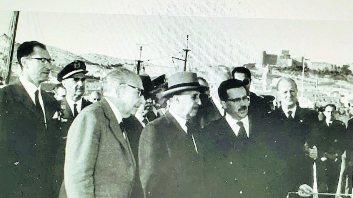 Franco en Almería en 1961.